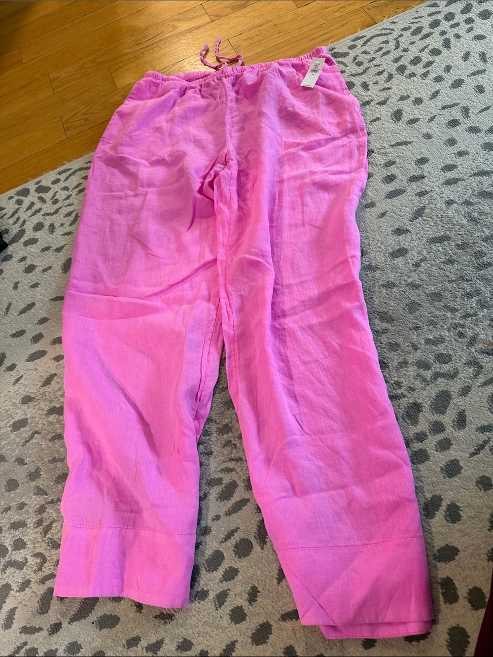 Women’s Pink Pull-On Pajama Pants